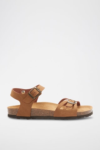 Sandali in ecopelle Neva - Marrone