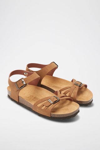 Sandali in ecopelle Neva - Marrone