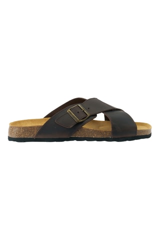 Mules en cuir - Marron