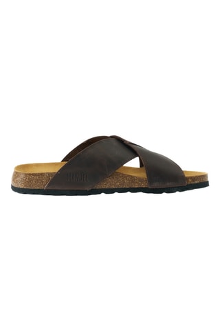 Mules en cuir - Marron