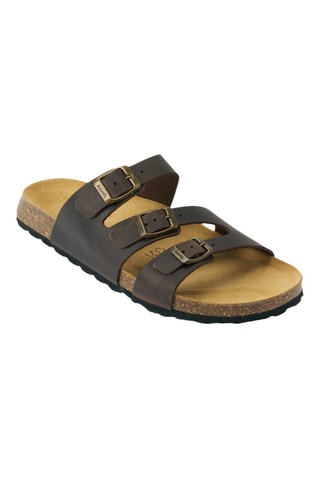 Mules en cuir - Marron