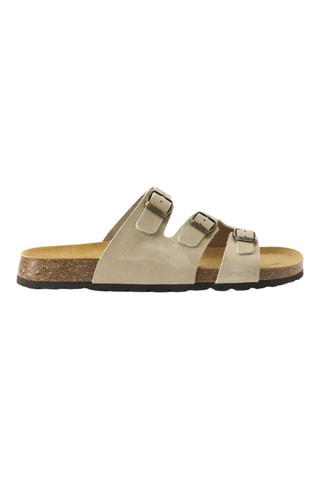 Mules en nubuck - Beige