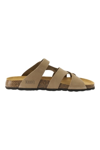 Mules en nubuck - Gris