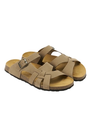 Mules en nubuck - Gris