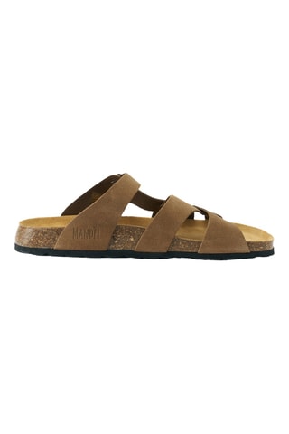 Mules en nubuck - Marron
