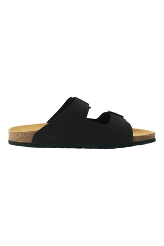 Mules en nubuck - Noir