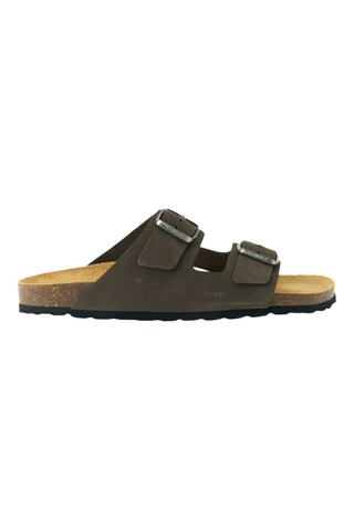 Mules en nubuck - Gris