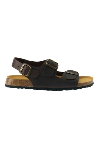 Sandali in pelle - Marrone