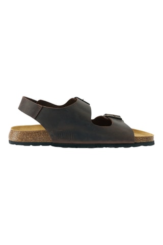 Sandali in pelle - Marrone