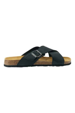 Mules en cuir - Noir