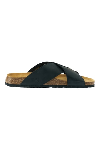 Mules en cuir - Noir
