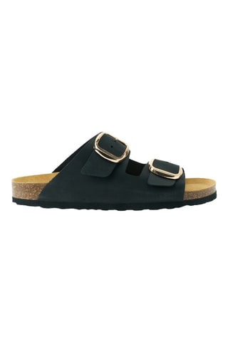 Mules en cuir - Noir