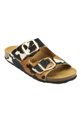 Mules en cuir - Marron