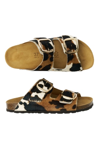Mules en cuir - Marron