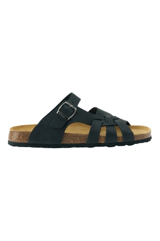 Mules en cuir - Noir