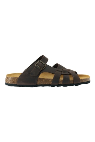 Mules en cuir - Marron