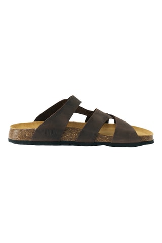 Mules en cuir - Marron