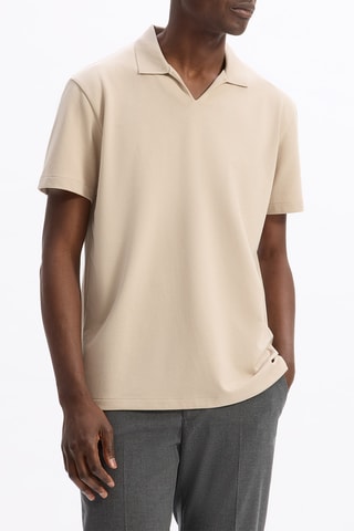 Polo regular - Beige chiaro