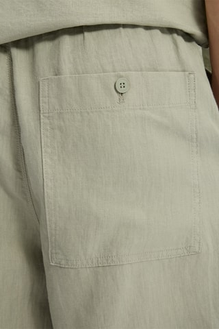 Pantaloni loose in lino - Verde
