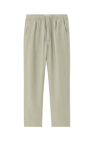 Pantaloni loose in lino - Verde