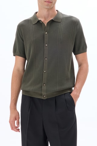 Camicia regular - Kaki