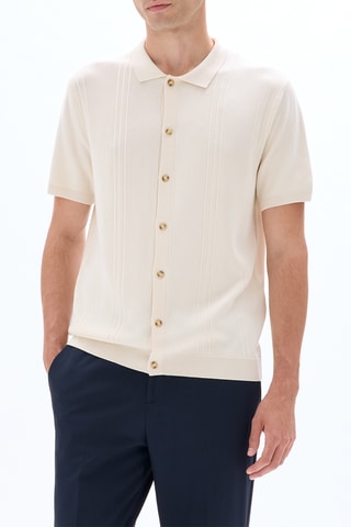 Camicia regular - Ecrù