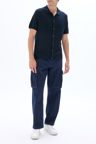 Camicia regular - Navy