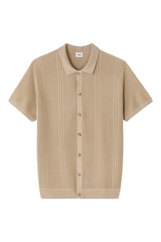 Camicia regular - Beige