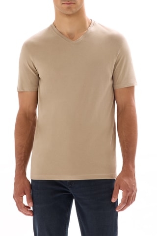 T-shirt regular - Beige