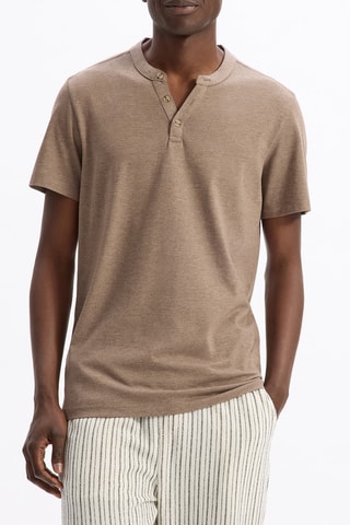 T-shirt regular - Taupe