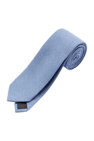 Cravatta in lino - Blu