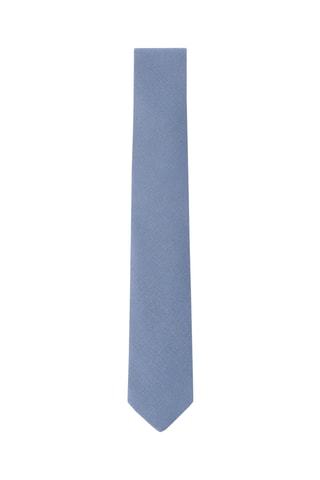 Cravatta in lino - Blu