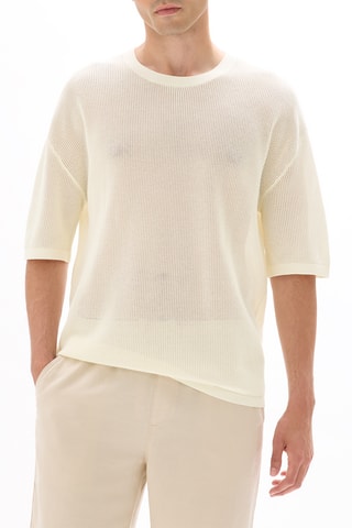 T-shirt Boxy - Ecrù