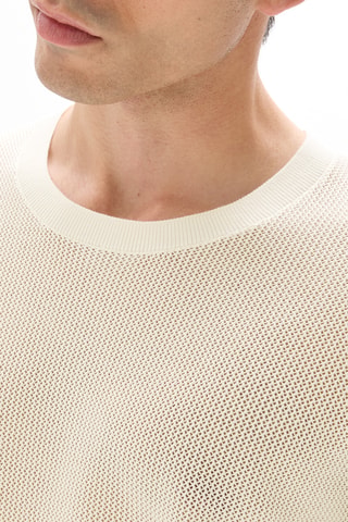 T-shirt Boxy - Ecrù