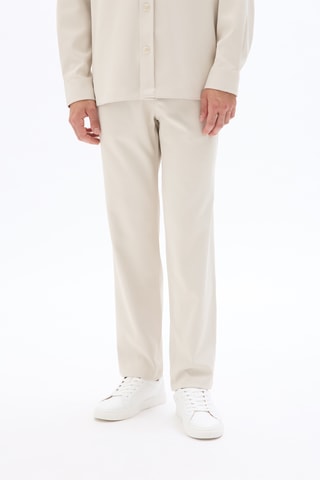 Pantaloni straight - Ecrù