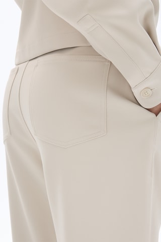 Pantaloni straight - Ecrù