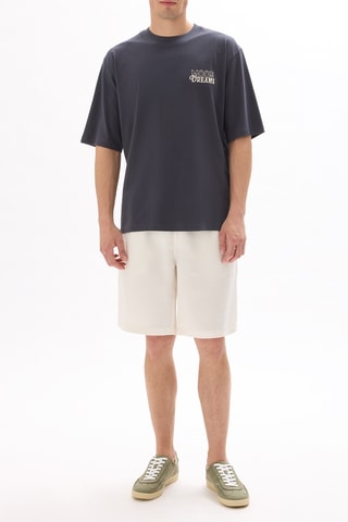 T-shirt oversize - Blu scuro