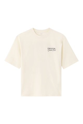 T-shirt oversize - Ecrù