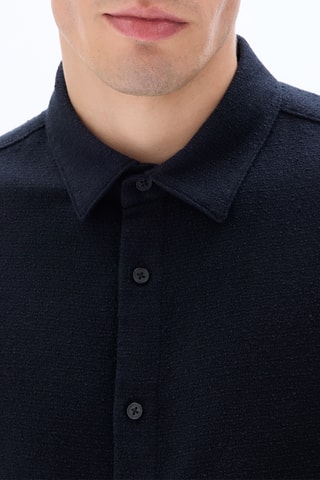 Camicia regular - Nero