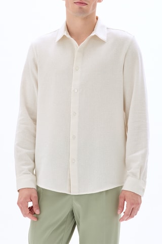 Camicia regular - Ecrù
