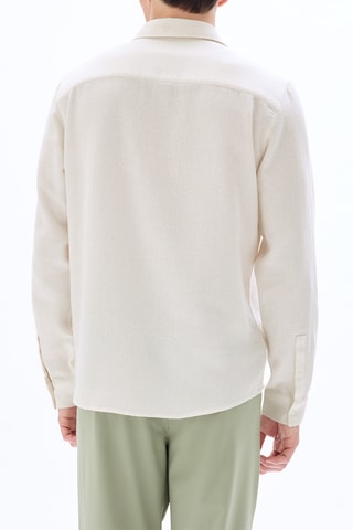 Camicia regular - Ecrù