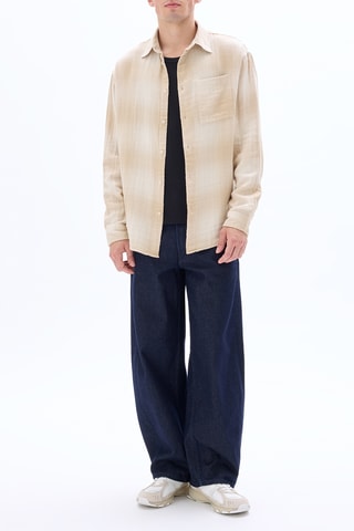 Camicia loose - Beige