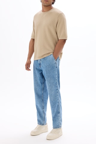 T-shirt regular - Beige chiaro