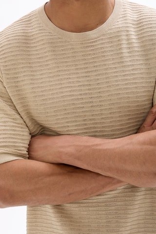 T-shirt regular - Beige chiaro