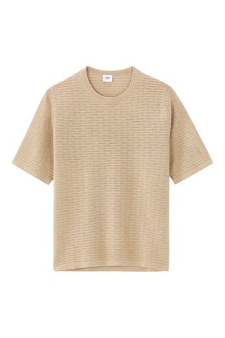 T-shirt regular - Beige chiaro