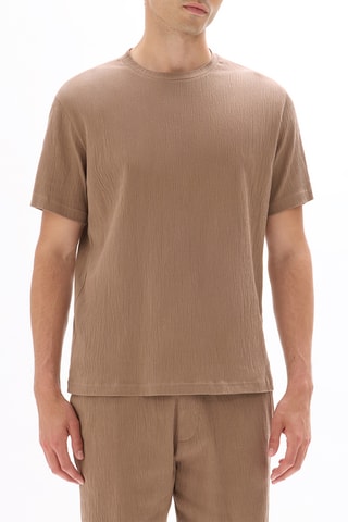 T-shirt Boxy - Taupe