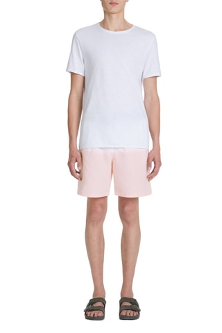 Costume shorts - Bianco e rosa