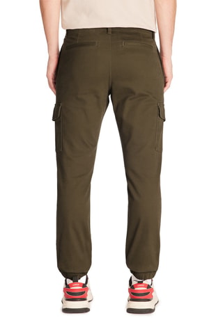 Pantaloni cargo slim - Verde