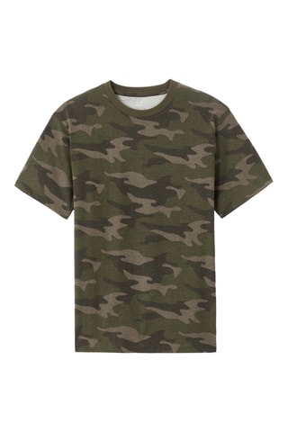 T-shirt Boxy - Kaki