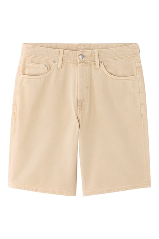Shorts in jeans - Beige
